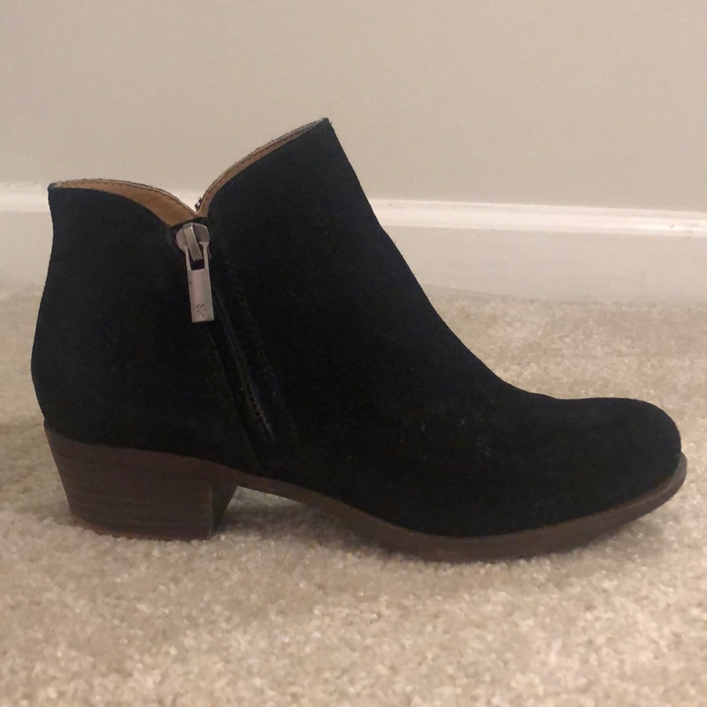 Black Lucky Brand Ankle Boots size 6